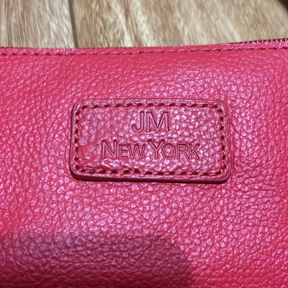 JM New York red leather tote - Picture 4 of 11
